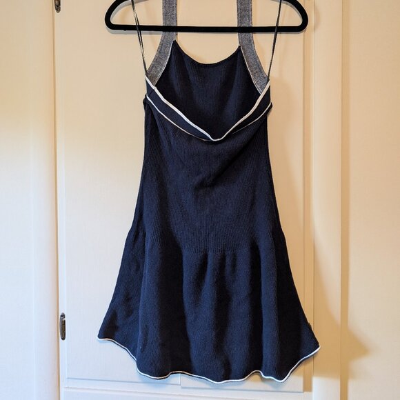 Anthropologie | Daily Practice Full Speed Halter Mini Dress | L - Picture 3 of 5